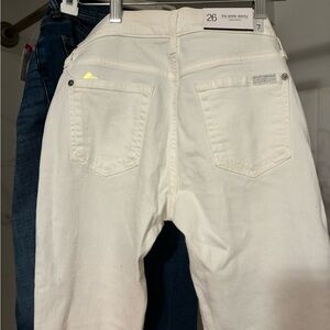 7 For All Mankind Classic White Denim